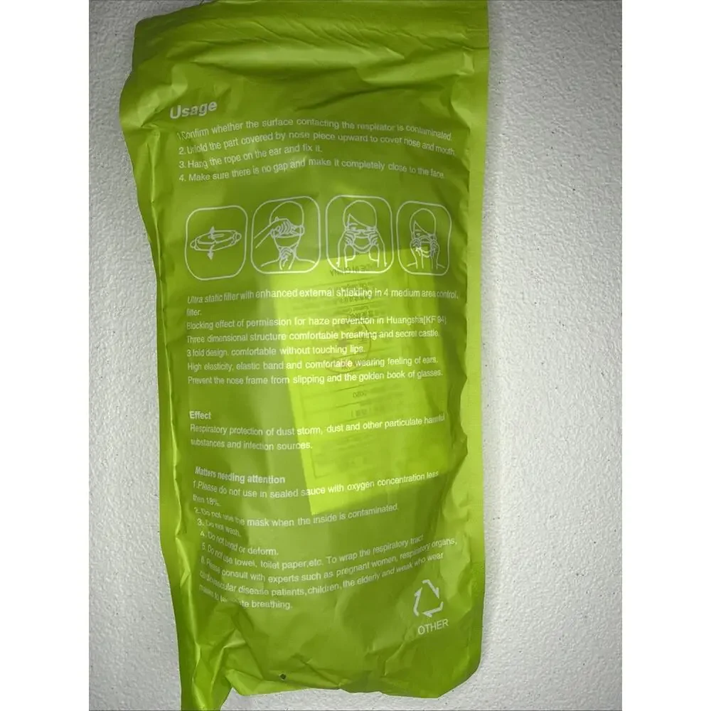 Kids KF94 Face Masks 10 Pack Black